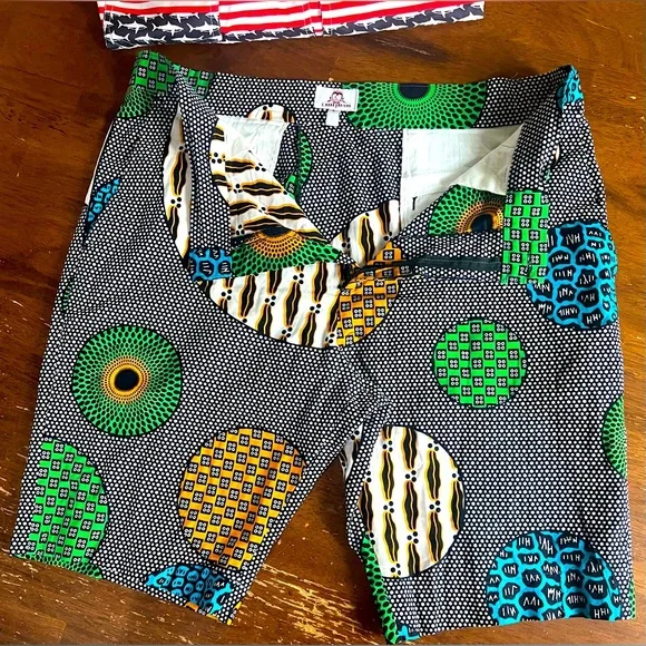 Colorful Patterned Shorts